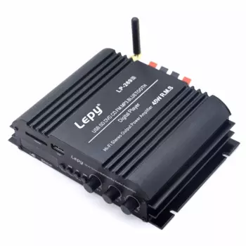Lepy LP-269S 4-канальный Hi-Fi Bluetooth усилитель 3,5 мм AUX USB SD FM цифровой стерео усилитель для автомобиля, домашнего компьютера