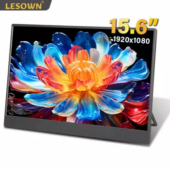 LESOWN FHD 1080P 15.6 дюймовый монитор с сенсорным экраном IPS LCD широкий экран USB-C HDMI ультратонкий Второй внешний дисплей для коммутатора ПК