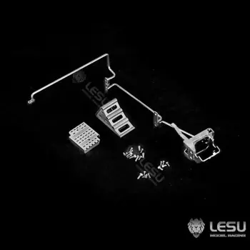 LESU 1/14 грузовик Tamiya голова корпуса металлический подлокотник педаль противоскользящая сборка