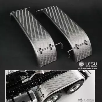 LESU RC Запчасти Крыло Металлическое Заднее Крыло для DIY Tamiyay 1/14 3348 RC Самосвал Трактор Грузовик Модель Дистанционного Управления Игрушечный Автомобиль TH10227