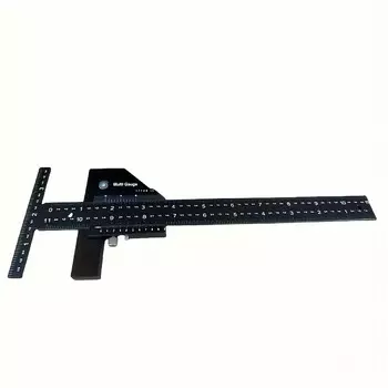 LETIITTGOO Многофункциональная T-линейка для маркировки глубины 0-280 мм