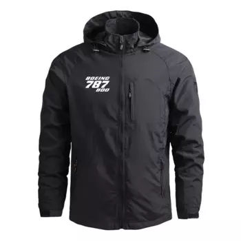 Летная авиационная ветровка с капюшоном, легкий пилот, повседневная мужская куртка Боинг 787-800, верхняя одежда