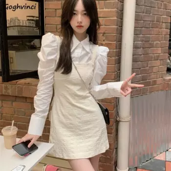 Летнее платье, женское модное мини-платье в Корейском стиле, пикантное, для девушек, универсальное, в японском стиле Харадзюку, преппи, милые платья Y2k