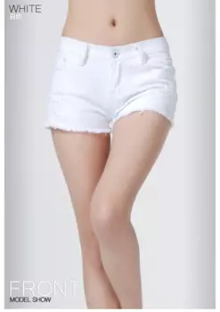 Летние модные повседневные хлопковые Брендовые женские джинсовые шорты со средней талией