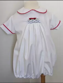 Летний белый костюм для мальчиков