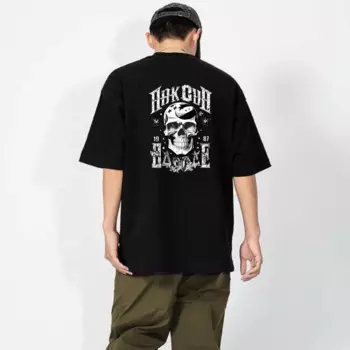 Летняя футболка больших размеров, мужской хлопковый топ с принтом в стиле хип-хоп Lette, уличные футболки с короткими рукавами