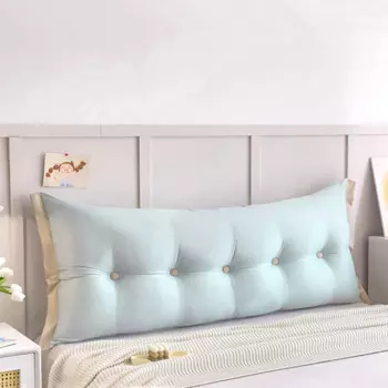 Летняя мягкая подставка под спину из ледяного шелка, подушка для кровати на танкетке, удобная подставка под детскую кровать, декоративная напольная подушка