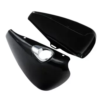 Левая и правая крышка аккумулятора мотоцикла с зажимами для Harley Sportster XL883 XL1200 2014-2021