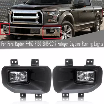 Левая и правая противотуманная фара на передний бампер в сборе для Ford Raptor F-150 F150 2015-2017 галогенные дневные ходовые огни