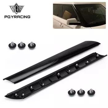 Левая + правая внешняя молдинга автомобиля, накладка на стойку лобового стекла, передняя для Kia Soul 2010 2011 2012 2013 86170-2K500 86180-2K500