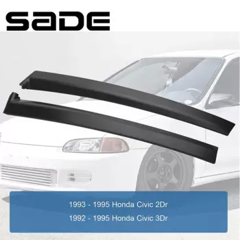 Левое и правое лобовое стекло, а-столб, отделка, молдинговая дверь, украшение, фотопанель для 1992-1995 Honda Civic 2Dr 3Dr 72430-SR3-003