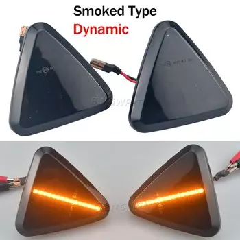 Левый и правый для RENAULT KANGOO II Mod. BJ. 2/2008-7/2013, автомобильные аксессуары, дневной динамический боковой маркер, указатели поворота