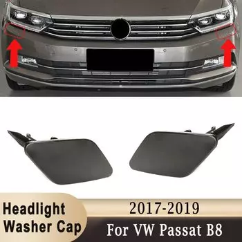 Левый и правый передний бампер, форсунка омывателя фар, крышка для VW Passat B8 2017 2018 2019 3G 0807937 3G 0807938 A