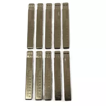 Лезвие для ключа HU100 2 в 1 с гравировкой, для шкалы Buick Opel Cadillac, резки зубьев, режущий ключ без надписи (№ 71), 10 шт.