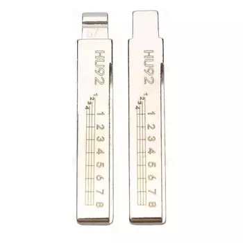 Лезвие для ключа HU92 с гравировкой для BMW Mini LandRover, заготовка для резки зубьев, 2 в 1 (№ 67)