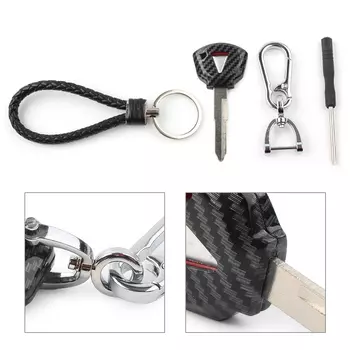 Лезвие мотоцикла, Заготовка ключа для Kawasaki ZX6R ZX9R ZX10R ZX12R ZX14R ZZR1400 ZRX1200 ZR1200 Ninja ER6N ER6F ER6R