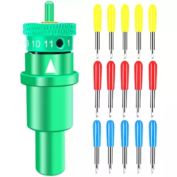 Лезвия для Graphtec Silhouette Cameo 4 Plus Pro Portrait 3, набор из 15 шт., DWZ