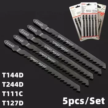 Лезвия для лобзика XMSJ T144D T244D T111C T127D HCS 5 шт.