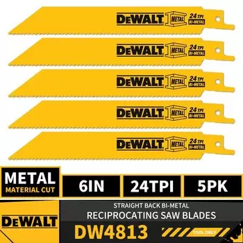 Лезвия для сабельной пилы DEWALT биметаллические для дерева