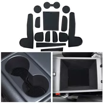LFOTPP Автомобильная дверь паз коврик для Hyundai Tucson NX4 2021 2022 2023 2024 Электронная трансмиссия анти-скольжения дверные ворота паз коврики Авто Tucson 2024 аксессуары