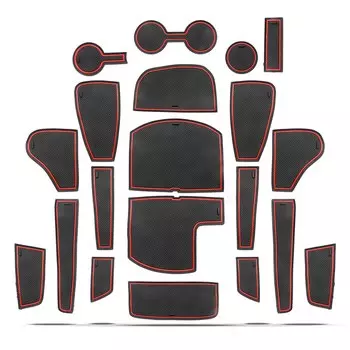 LFOTPP Автомобильный коврик для дверей для Kia Seltos 2021-2024/Kia Celltos 2020-2024, противоскользящие накладки на слоты для ворот, аксессуары для Kia Seltos