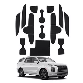 LFOTPP Автомобильный коврик для дверных пазов для Hyundai Palisade 2023 2024 2025 Антискользящий коврик для пазов дверных ворот Авто Интерьер Hyundai Palisade Аксессуары 2023