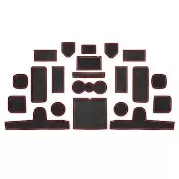 LFOTPP автомобиля двери паз коврик для Kia Sorento MQ4 2020-2024 противоскользящий коврик резиновые ворота слот Pad Авто интерьер Kia Sorento аксессуары