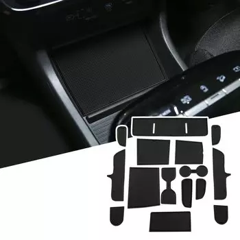 LFOTPP Дверной паз коврик для Hyundai Tucson NX 2025 2026 Электронная коробка передач автомобиль противоскользящие резиновые ворота слот Pad автомобиль Hyundai Tucson 2025 аксессуары