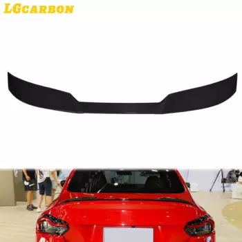 LGcarbon сухой автомобильный задний спойлер из углеродного волокна, крыло для BMW G87 M2 2022-IN, заднее крыло для багажника