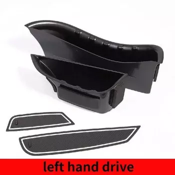 LH D RHD для Mercedes Benz C Class W205 GLC X253 2015-2021 ABS черная Автомобильная дверная ручка ящик для хранения искусственная коробка для хранения