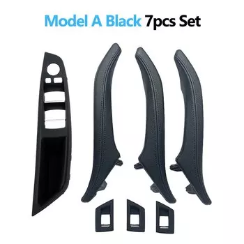 LHD 7 шт. подлокотник для внутренней двери панель вытяжная ручка с кожаным наружным покрытием для BMW 5 серии F10 F11 F18 520 523 525 528 530 535