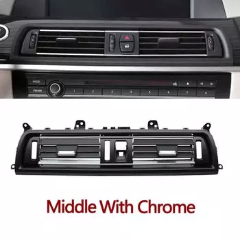 LHD RHD автомобильный передний и задний кондиционирование хромированный AC решетка вентиляции Выходная панель для BMW 5 серии F10 F11 F18 520i 523i 525i