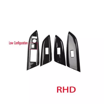 LHD RHD для Honda Fit Jazz GK5 2015-2018 панель боковых дверей и окон, кнопка переключения, наклейка, крышка, аксессуары для интерьера автомобиля