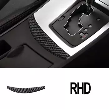 LHD RHD крышка переключения передач из углеродного волокна, автомобильная наклейка для Mazda 3 Axela 2010 2011 2012 2013, автомобильные аксессуары