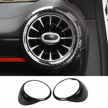 LHD! Внутренняя центральная консоль из углеродного волокна, Крышка вентиляционного отверстия для Mercedes Benz W177 A-Class A200 A220 A250 2019 2020 CLA C118