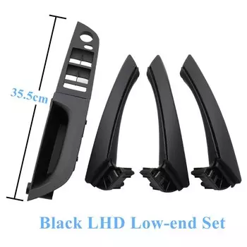 LHD внутренняя пластиковая дверная ручка с крышкой отделка полный комплект для BMW 3 серии E90 E91 316 318 320 325 328i