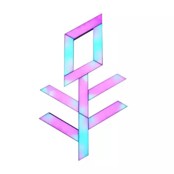 Лидер продаж 2023, звукочувствительные и радиочастотные дистанционно управляемые сращивающиеся трапециевидные светодиодные игровые фотообои для домашнего декора