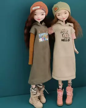Лидер продаж, 4 шт., одежда для отдыха, 2 стиля, Одежда для куклы blythe, один комплект, 1/6, 30 см (подходит для Pullip,Ob22/24/26, Licca)
