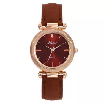 Лидер продаж, модные блестящие кожаные часы со звездой, женские кварцевые часы для девушек