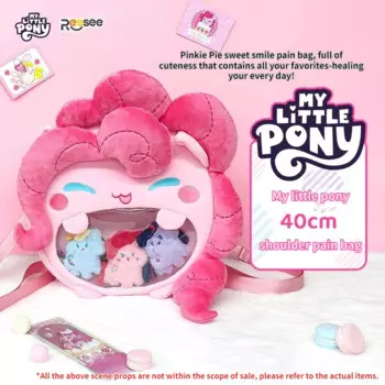 Лидер продаж периферийный мультяшный болеутоляющий мешок My Little Pony, плюшевый милый рюкзак, прозрачная сумка для кукол в долине, любимая девочка