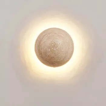 Лидер продаж ваби-саби прикроватный настенный светильник для спальни полукруглый светодиод 10 Вт натуральный желтый пещерный камень лестница декоративная атмосферная лампа