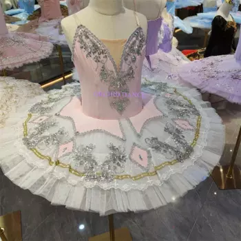 Лидер продаж, высокое качество, уникальный дизайн, детская одежда для девочек, женщин и взрослых, розовые балетные костюмы-пачки с хвостом