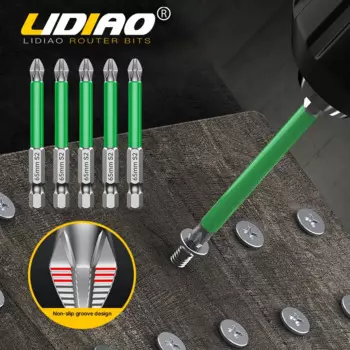 Магнитная ударная отвертка LIDIAO Ph2 25/50/65/70/90/125/150 мм