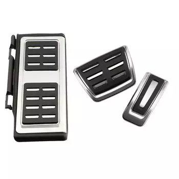 Lilmanta Автомобильные педали, накладка на педаль для Skoda KAMIQ Combi SCALA Octavia Rapid Superb Karoq Kodiaq 2017-2021 LHD AT MT