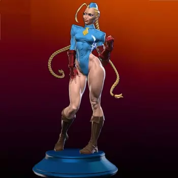 LindenKing A507 уличный истребитель Cammy белый 1/6 3D резиновые наборы фигурок гаража модель GK Неокрашенная белая пленка коллекция для художника