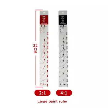 Линейка для смешивания красок, линейка для смешивания красок, линейка, измеритель, линейка, инструмент для смешивания красок, линейка, инструмент для рисования
