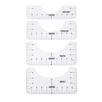 Линейка для выравнивания футболок JTZTF 4 шт.