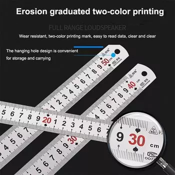 Линейка MOONBIFFY GW4298 из нержавеющей стали 20/30 см