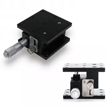 Линейные подшипники Z Axis 60*60 мм, платформа с оптическим смещением, высокоточный микрометр, регулируемый по высоте раздвижной стол для сцены