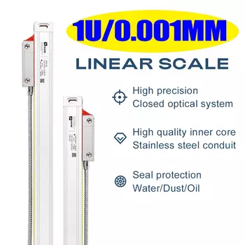 Линейный энкодер YQLILGEN 0,001 мм 5В TTL 100-450 мм